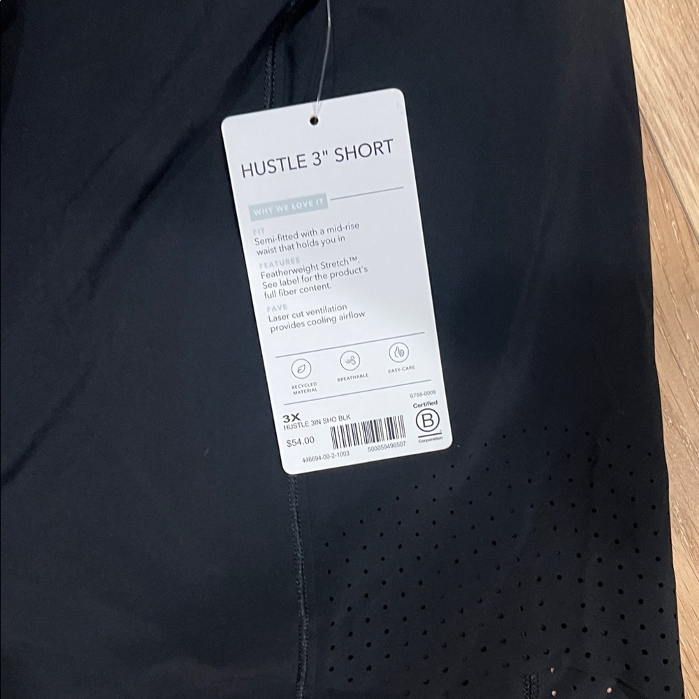 Athleta NWT hustle 3” short size 3x - Picture 4 of 8